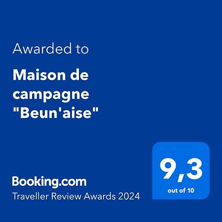 Maison De Campagne "Beun'Aise" Val-du-Mignon Exterior photo